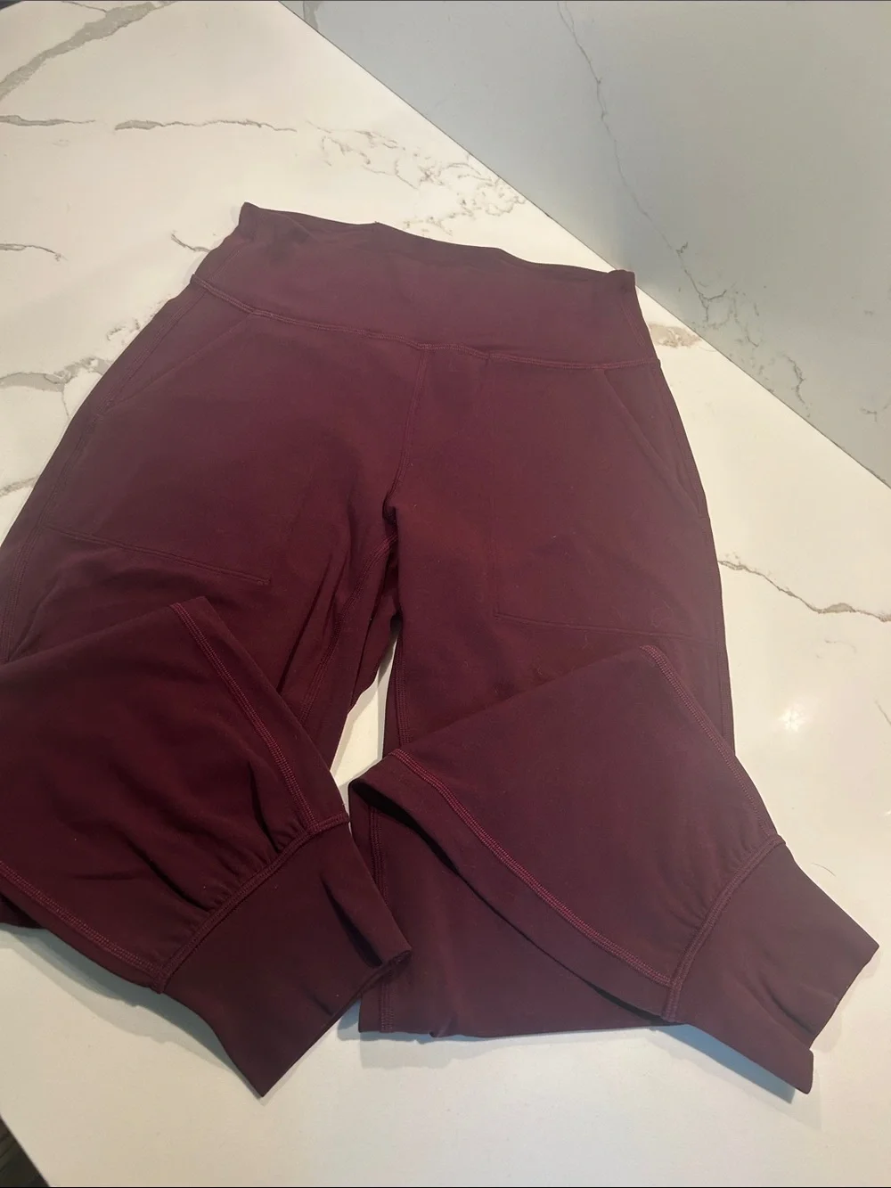 lululemon athletica Maroon/Cranberry Track Joggers